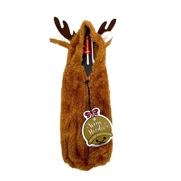 Brand New Reindeer Wine Hoodie - Picture 1 of 3